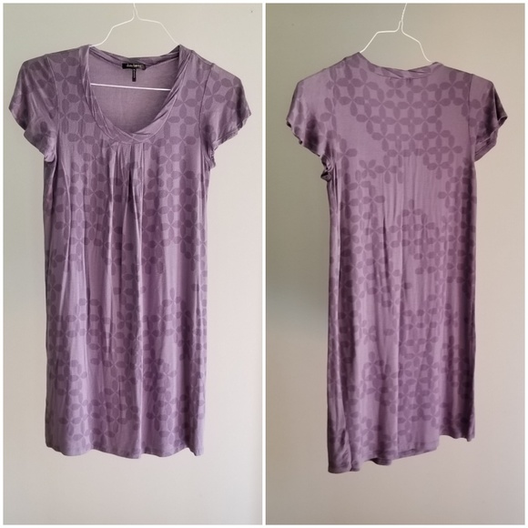 Daisy Fuentes Women's Purple Shift Dress - Picture 1 of 7